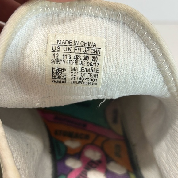 White Adidas NMD's Fear of God Customs Mens 12 - Picture 7 of 8